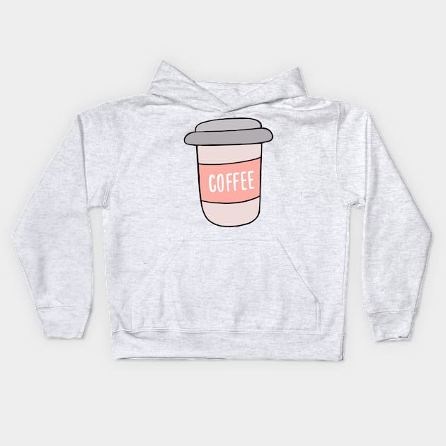 Cup of coffee Kids Hoodie by bigmoments